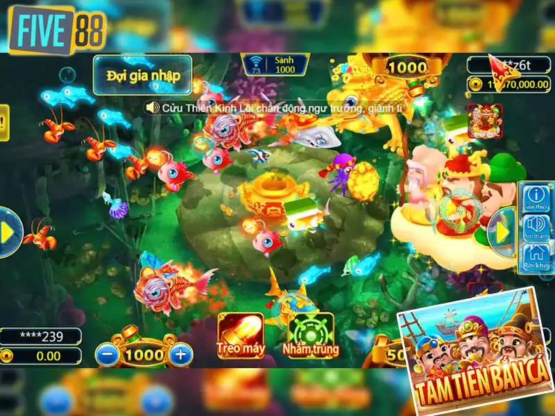 Lý do người chơi yêu thích Tam tiên bắn cá