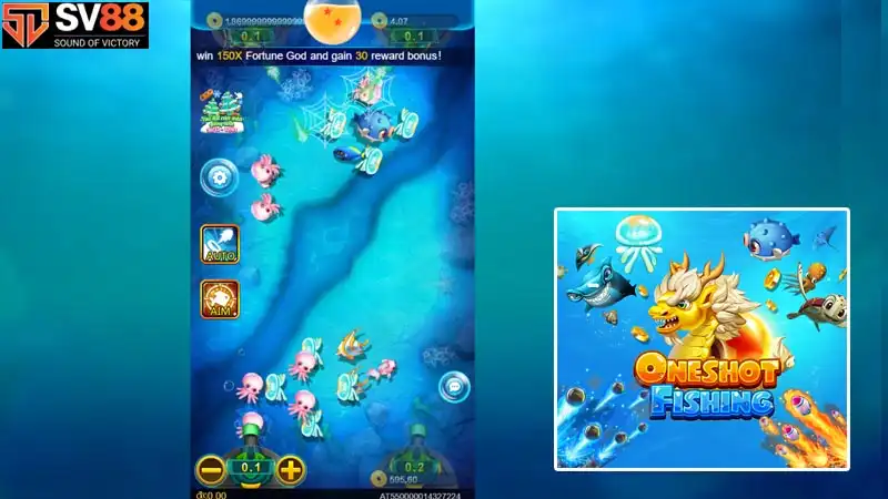 Bắn cá Oneshot có gameplay dễ chơi