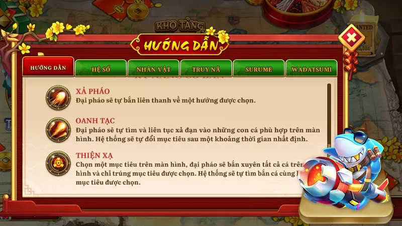 Thủ thuật chơi game Đảo giấu vàng chọn đạn phù hợp