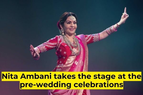 Nita Ambani takes the stage at the pre-wedding celebrations of Anant Ambani and Radhika Merchant 2024